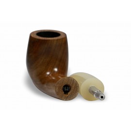 Cachimbo Bertoldi Elite Natural Curvo Peça Única